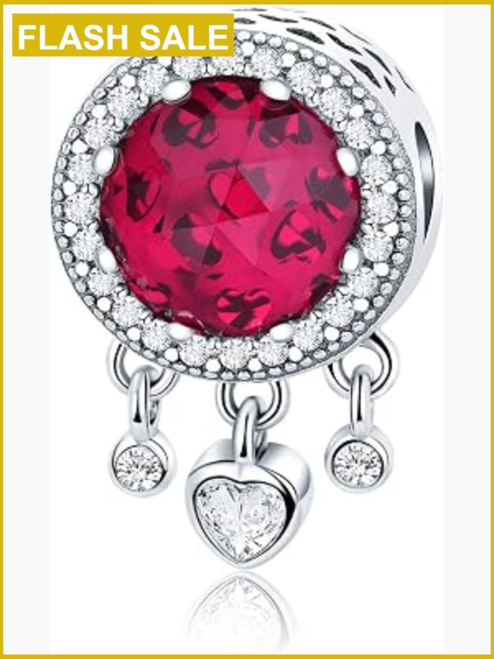 Birthstone Charm for Bracelet Necklace Dream Catcher Paved Zircon Women Gifts